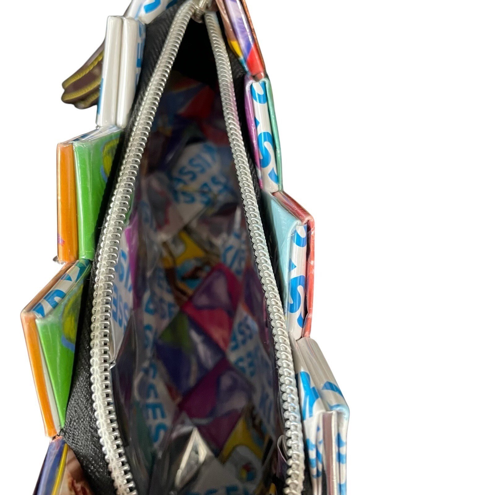 Hersheys Kisses Wrapper Wristlet Eco Friendly Pop Art Clutch Festival Artisan