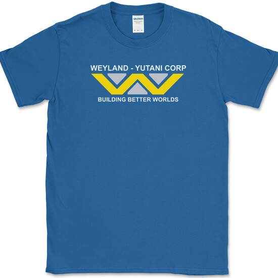 Weyland-Yutani Corporation T-Shirt Funny Aliens Movie Humor Graphic Tee