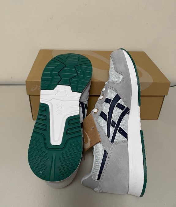 ASICS Lyte Classic Athletic Shoes Sneakers Glacier Gray Peacoat M9 W10.5