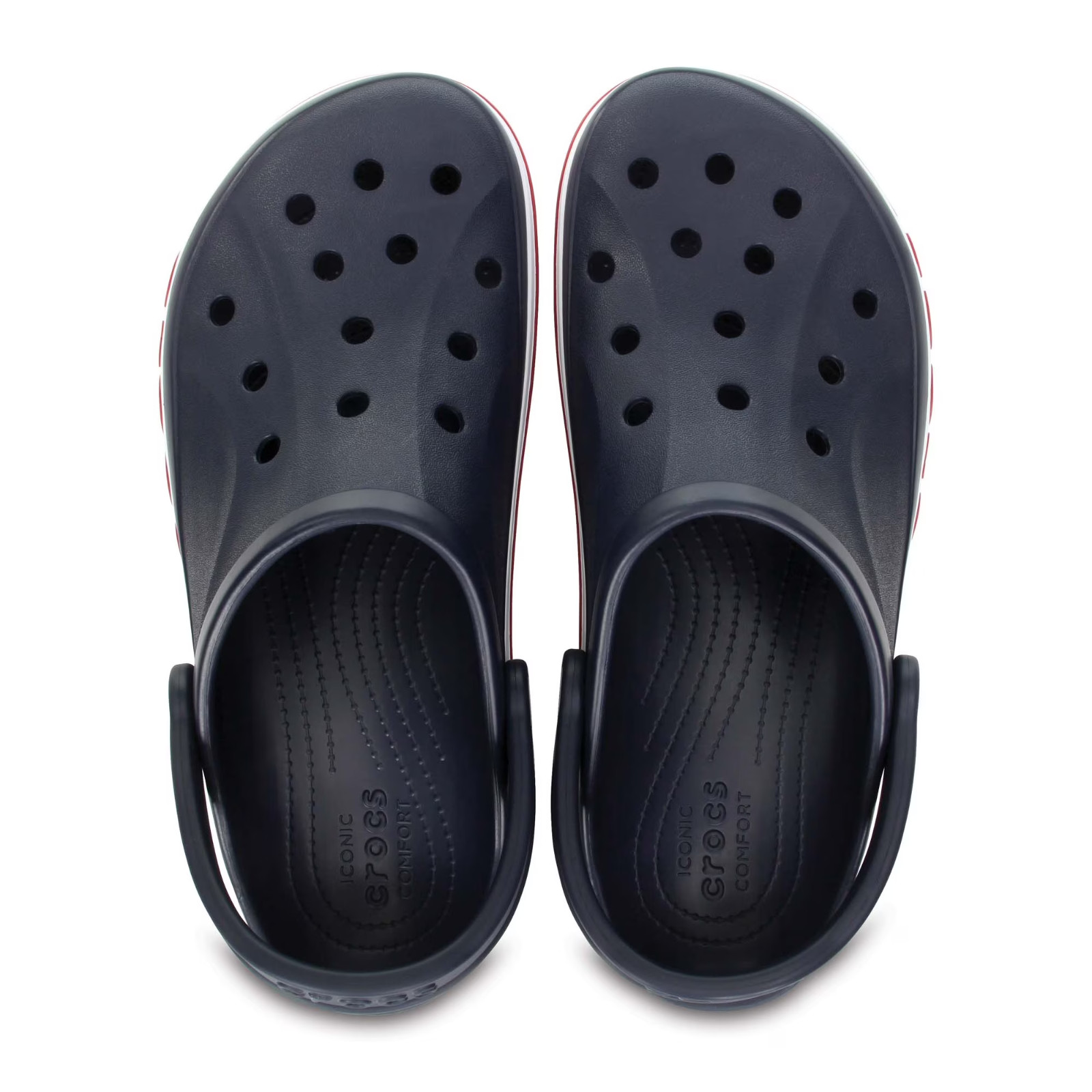 Best seller! Authentic Crocs Unisex Bayaband Clog Ultra Light Navy/Pepper