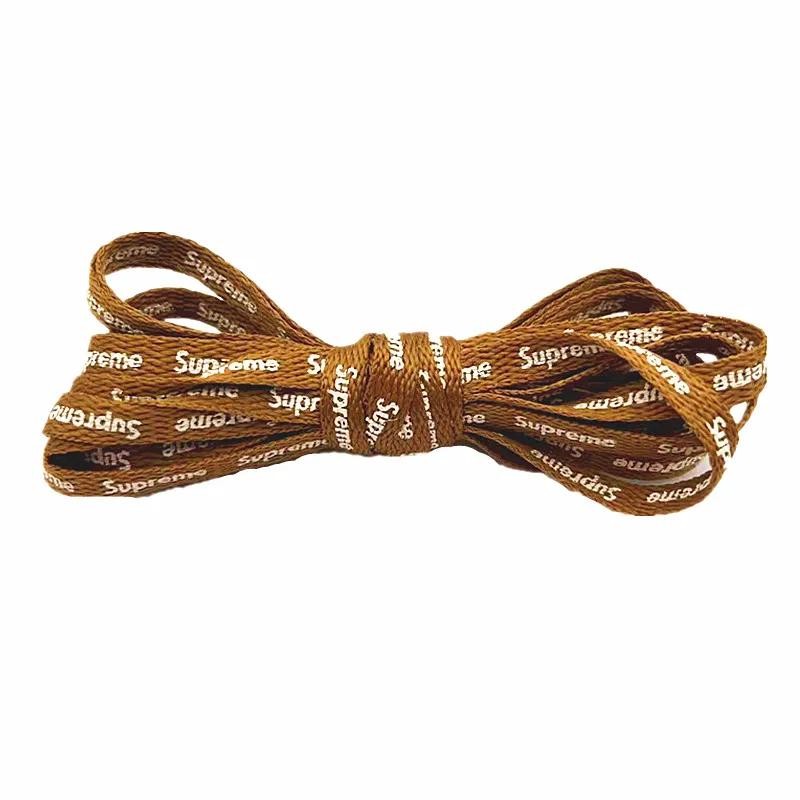 Silicone Printing Shoelaces with Zip Tie Off White the Ten Shoelaces for Sneaker