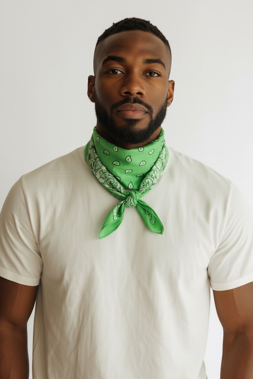 KAISER 100% Cotton Paisley Bandana 22″X22″ Scarf Head Neck Bandana – NEW