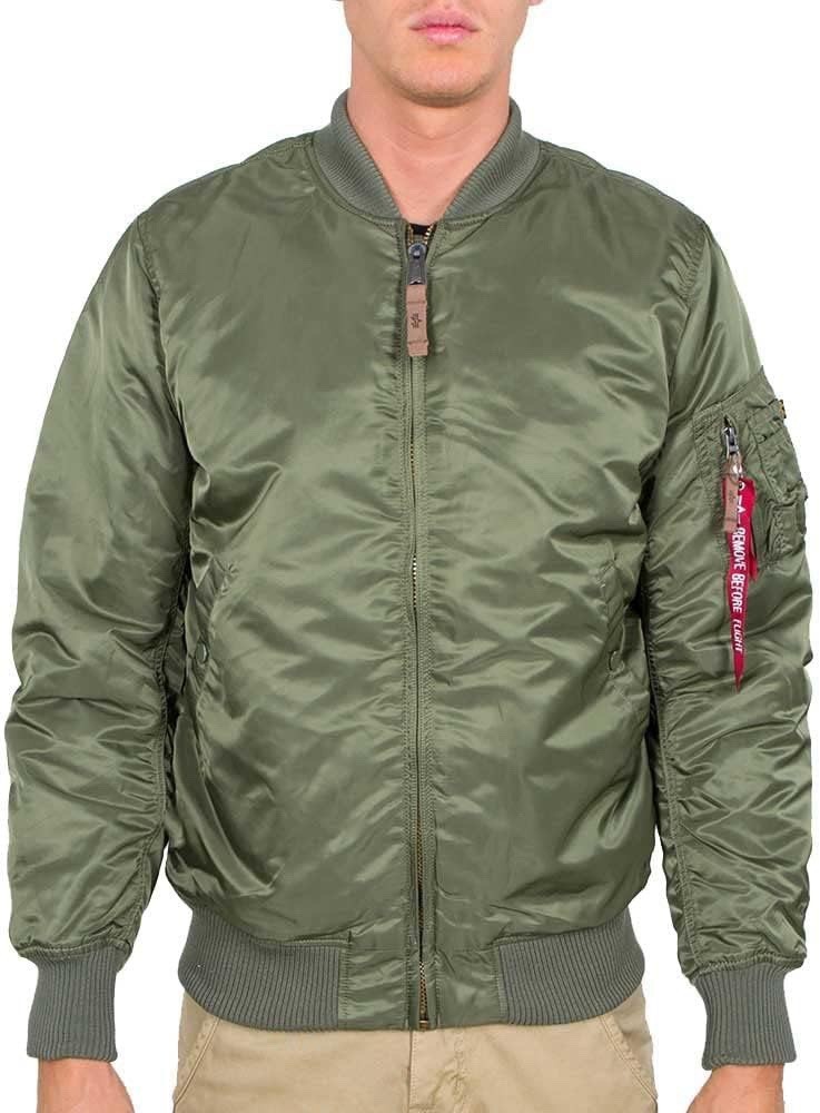 Alpha Industries MA-1 Bomber Flight Jacket / VF59 Fit (Slim) / Sage Green / XL
