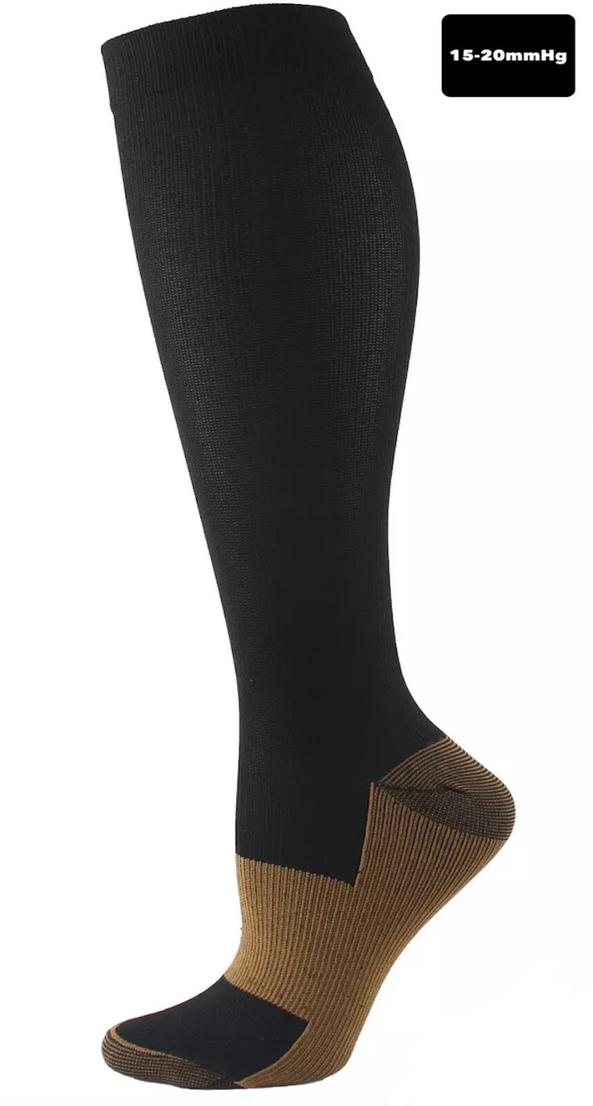 Compression Socks Stockings Mens and Womens Knee High Medical Relief S/M-4XL