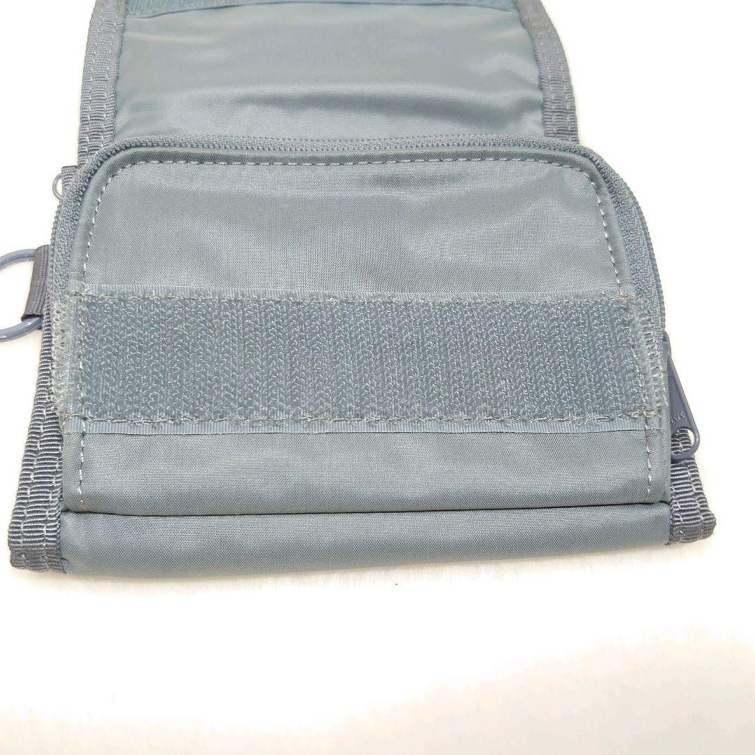 Porter Capsule Trifold Wallet Gray Rare Old Model Nylon Used