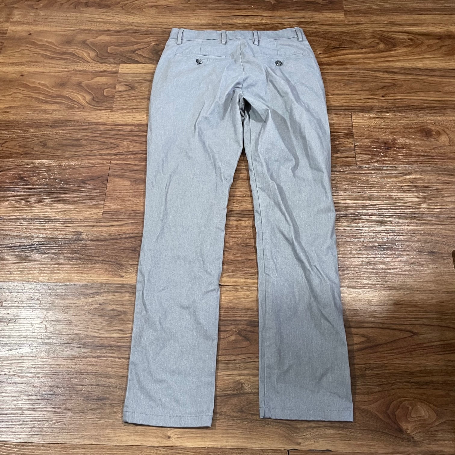 Old Navy Ultimate Slim Built In Flex Gray Chino Pants Cotton Blend Men’s 28×30